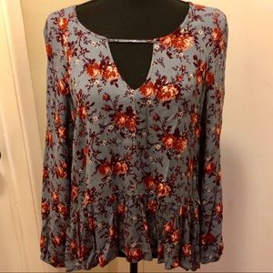 American Eagle Outfitters Floral Blouse